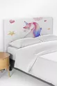 Paars Pegasus Patroon Kinderkamer Bedbodem Hoofdbordhoes