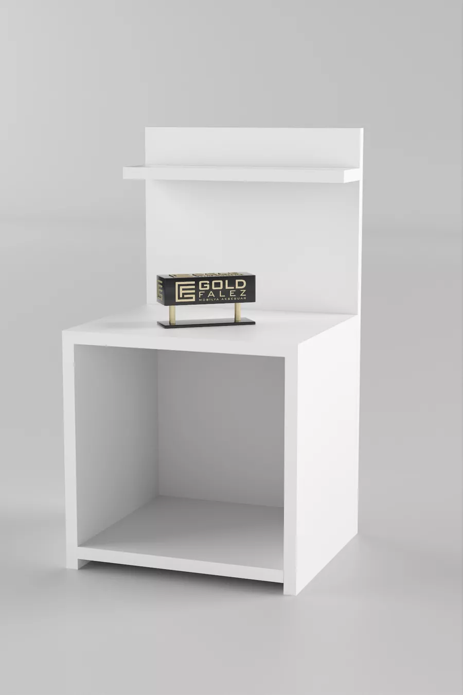 Étagère de chevet Armoire de salon de bureau Blanche **