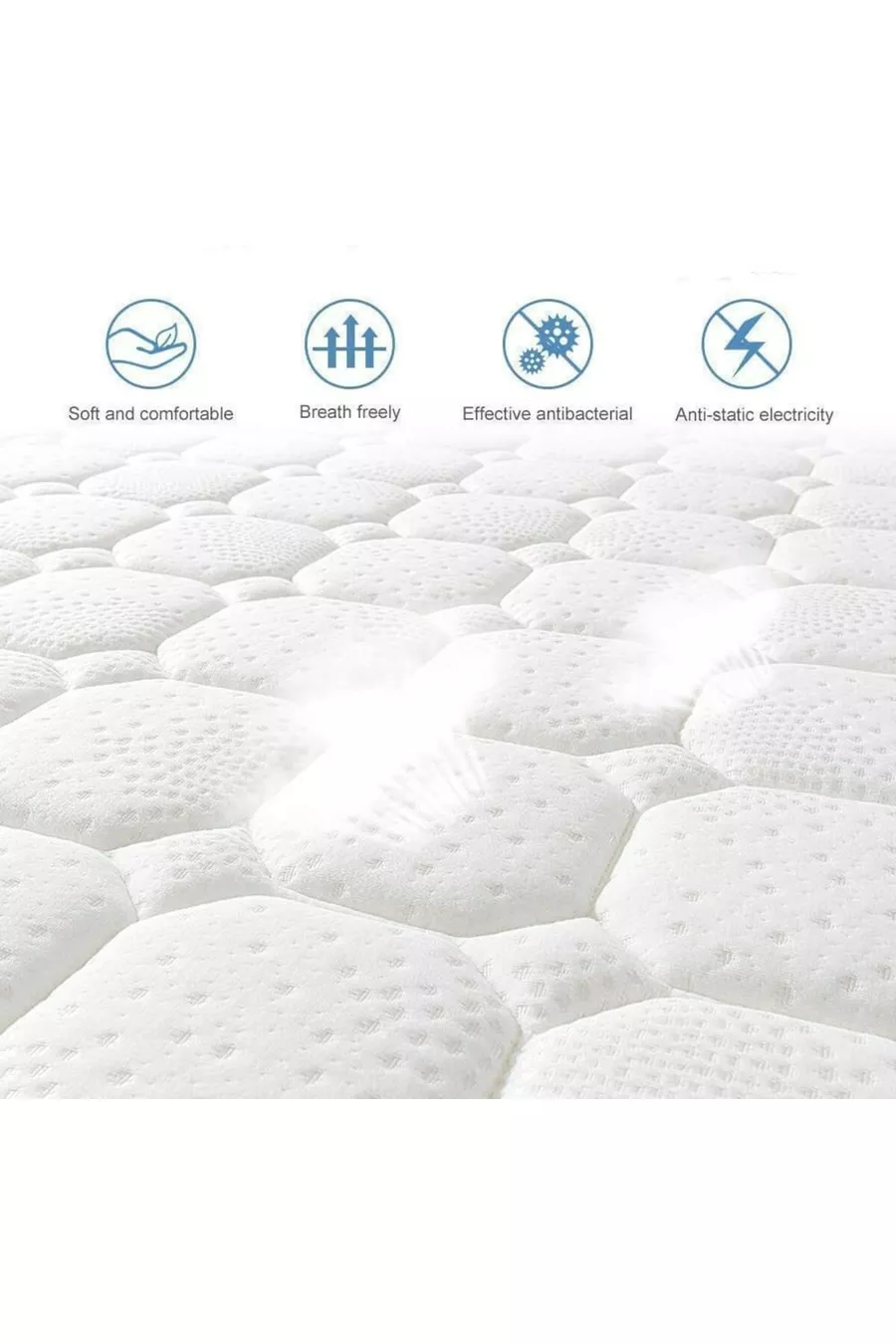 Matelas en mousse orthopédique complet London Visco Petli pour une personne ou pour deux, sur mesure cm