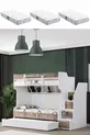 Lits superposés, Lit superposé Courageux avec tiroirs - Noyer 3 matelas confort