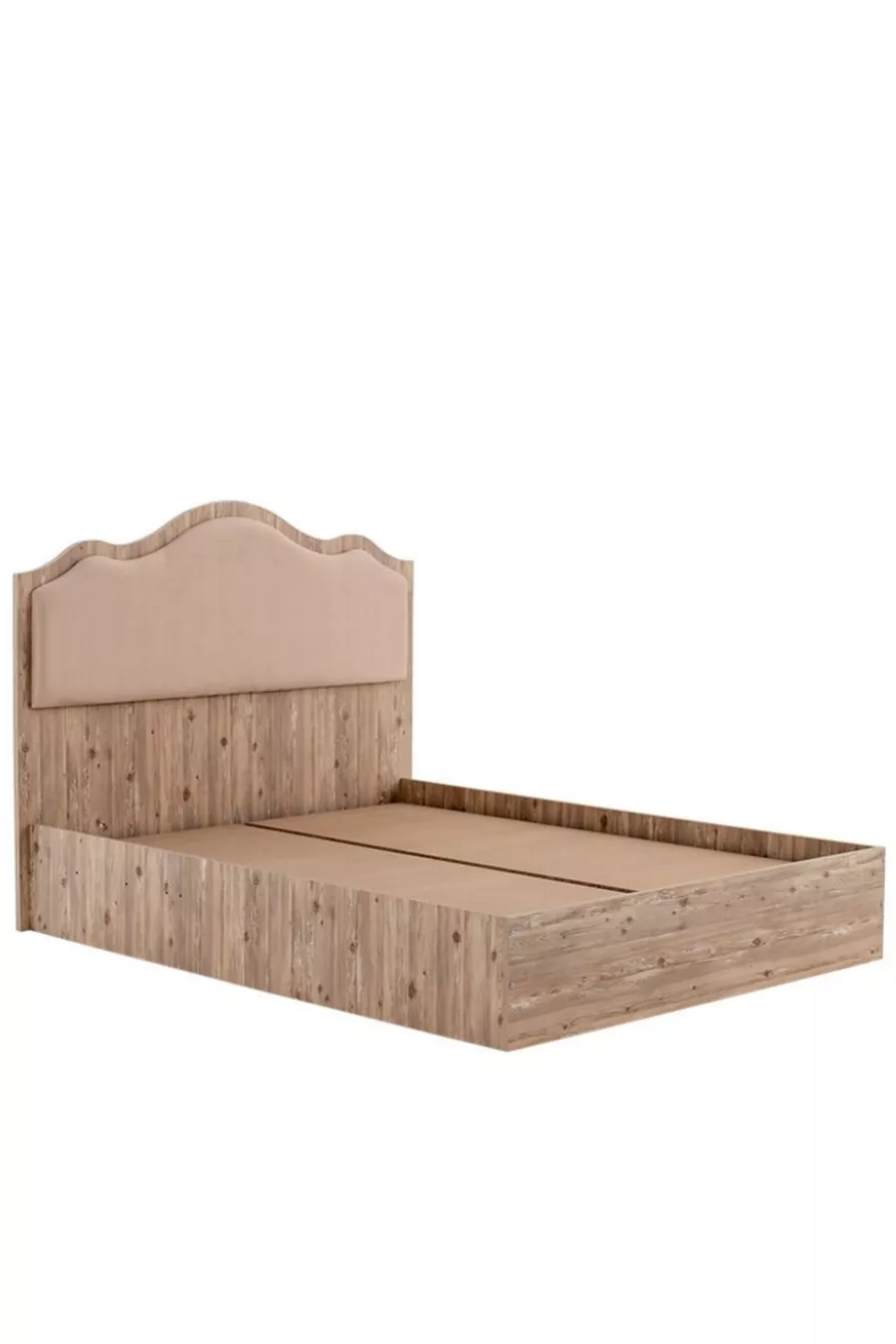 Ensemble de Lit Double Grand - Lit / Sommier / Tête de lit - 