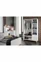 Ensemble chambre d'adolescent moderne Akasya blanc - 4 pièces et entièrement en MDF de première qualité