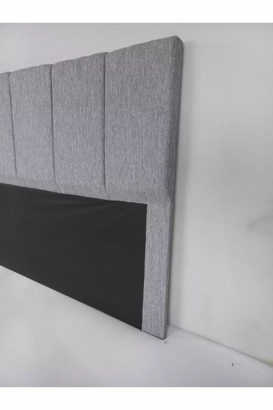 Bed Base Headboard Split-Linen Gray