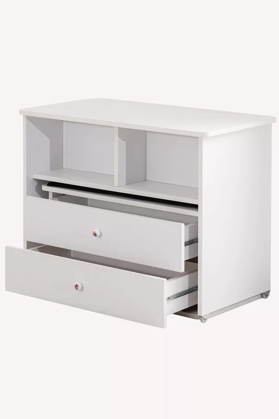 Bunk Bed, London Bunk Bed with Bed Frame, Desk with Seating, 3-Door Wardrobe