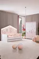 Camera per Bambini Montessori - Armadio a 3 Ante City Montessori, Letto con Cassetti - Rosa