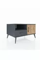 Kronos Dressoir met 2 planken, 1 lade en 1 deur, antraciet-den/antraciet