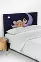 Navy Fairy Pattern Children's Room Bed Base Headboard Cover