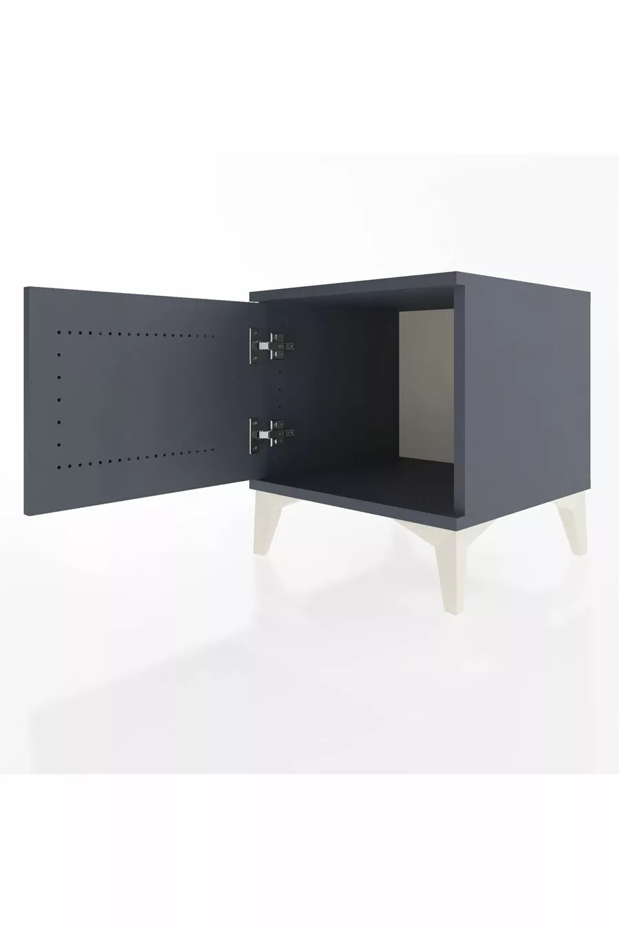 Commode Hyperion à une porte Anthracite-Anthracite