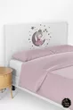 Copri Testata Letto con Stampa di Bambina che Siede sulla Luna