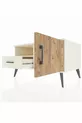Kronos Dresser 2-Shelf Single Drawer Single Door Moonstone-Pine/Moonstone