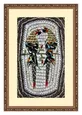 Peinture à motif de cœur avec double perroquet