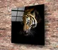 Peinture sur verre de tigre