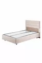 Set Letto Comfort Singolo Sofia con Rete e Testiera Cream