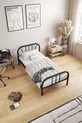 Royal Metal Karyola Siyah Tek Kişilik Ferforje Yatak , , , , 