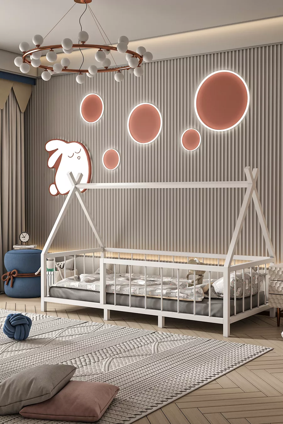 Yucin Mdf Bebek Çocuk Montessori Yatak Yeni