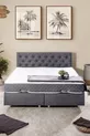 September Double Set, Double Bed Base and Headboard Set