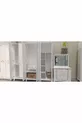 Ensemble de chambre à coucher avec détails en MDF doré