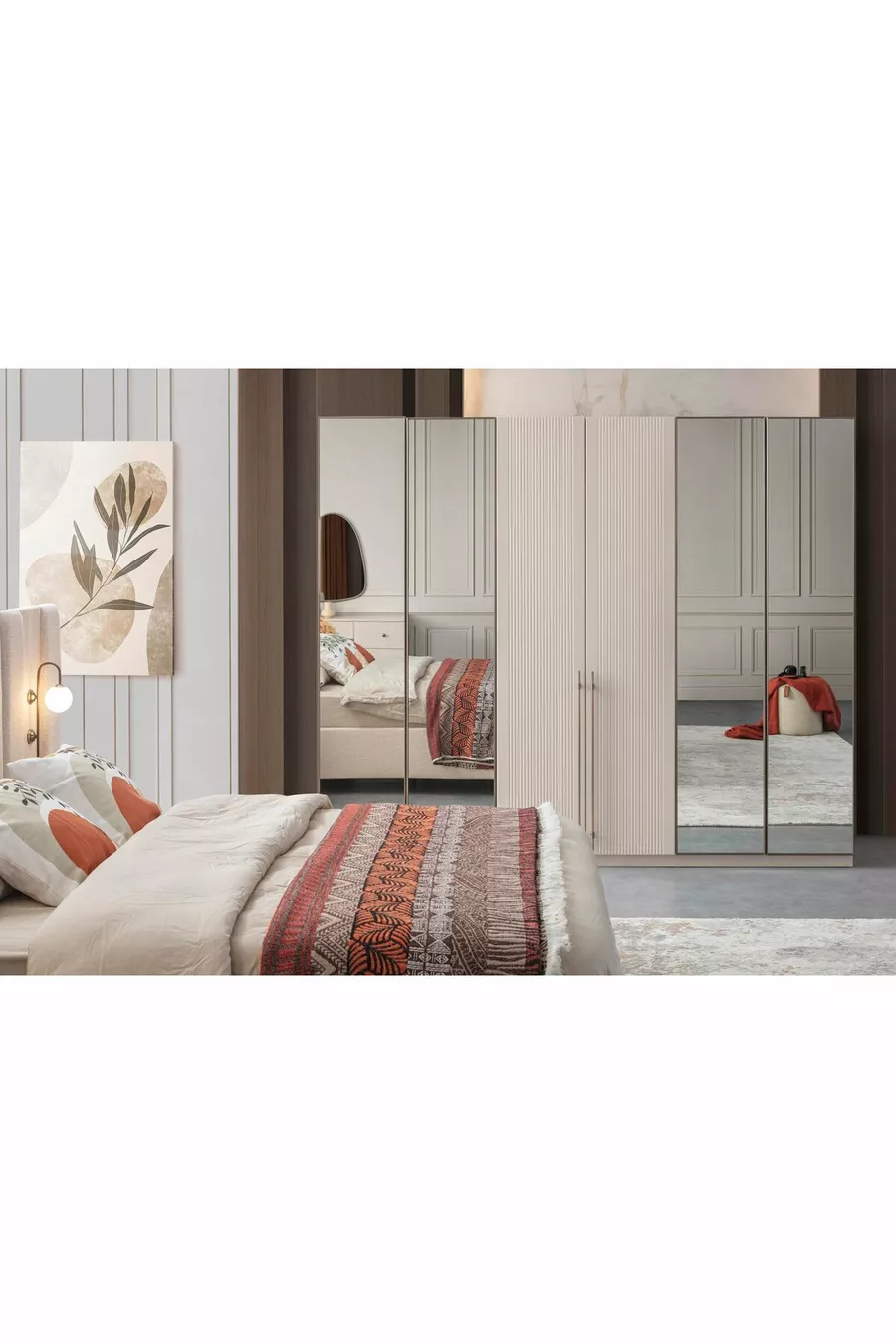 ENSEMBLE DE CHAMBRE À COUCHER ANTIQUE