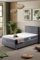 Sofia Comfort Bedset Eenpersoonsbed Basis Hoofdeinde Grijs