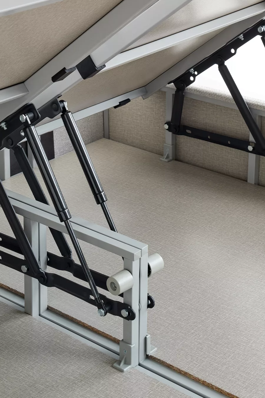 Lento & Supreme Sleep Bettgestell mit Kopfteil, 2-teiliges Set