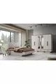 ENSEMBLE DE CHAMBRE À COUCHER IRMAK À BASE DE MDF
