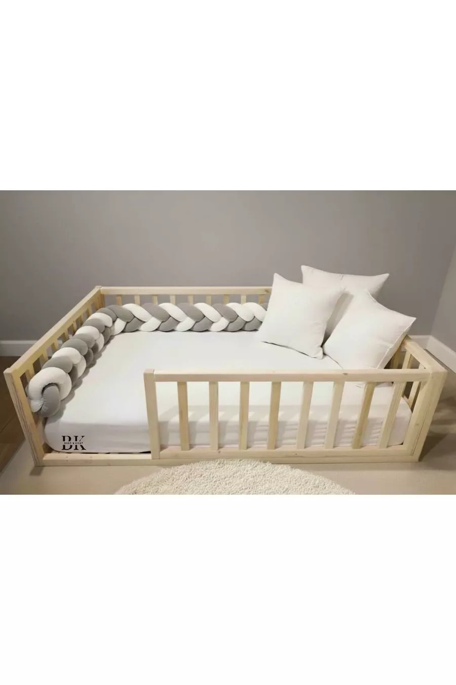 Lit Montessori Naturel pour Bébés et Enfants Tendance