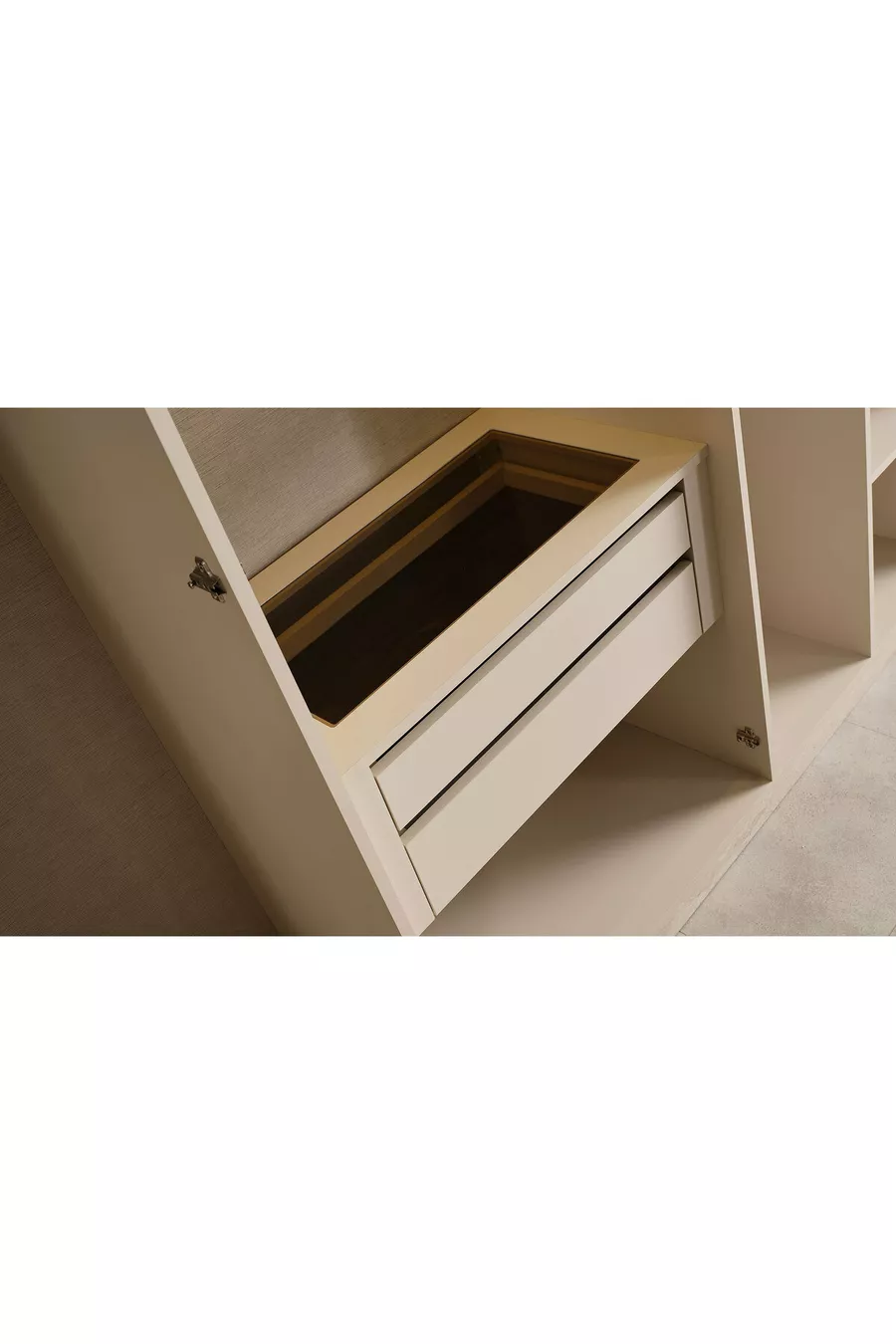 Chambre à coucher Oliver Bazalı - Avec porte en verre