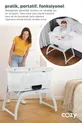 Culla Automatica Dondolante 4 in 1 con Bluetooth, Musica e Telecomando – Portatile
