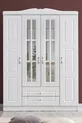 Gardırop, Country West Mdf Ön Yüzeyli 4 Kapaklı Dolap