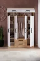 Theme 6 Cover 2 Dresser Wardrobe Atlantic Pine White