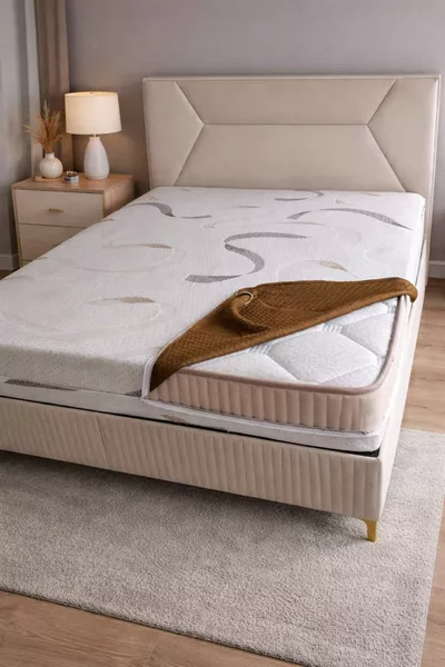 Bdphome Bed Pad & Mattress with Zipper Cover