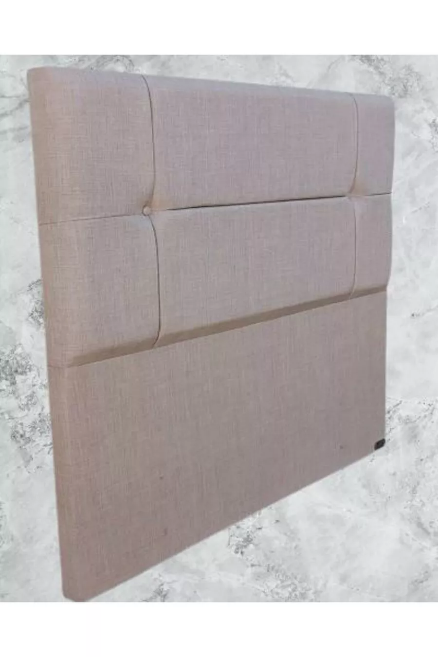 Title DK Single-Person Milk Coffee Linen Fabric Sliced Handmade