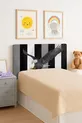 Housse de tête de lit pour sommier avec motif Aigle Noir et Blanc