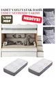 Облачная двухъярусная кровать / MDF 15% / 2 матраса с пружинным блоком Bamboo / 2 комплекта постельного белья в подарок