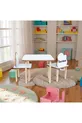 Ensemble de table et chaises pour enfants en bois effaçable, 2 chaises et 1 table, mobilier de jeu pour enfants