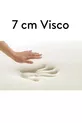 Ecotopper - Materasso Pad Morbido in Schiuma Memory 7 Cm al 7% Visco