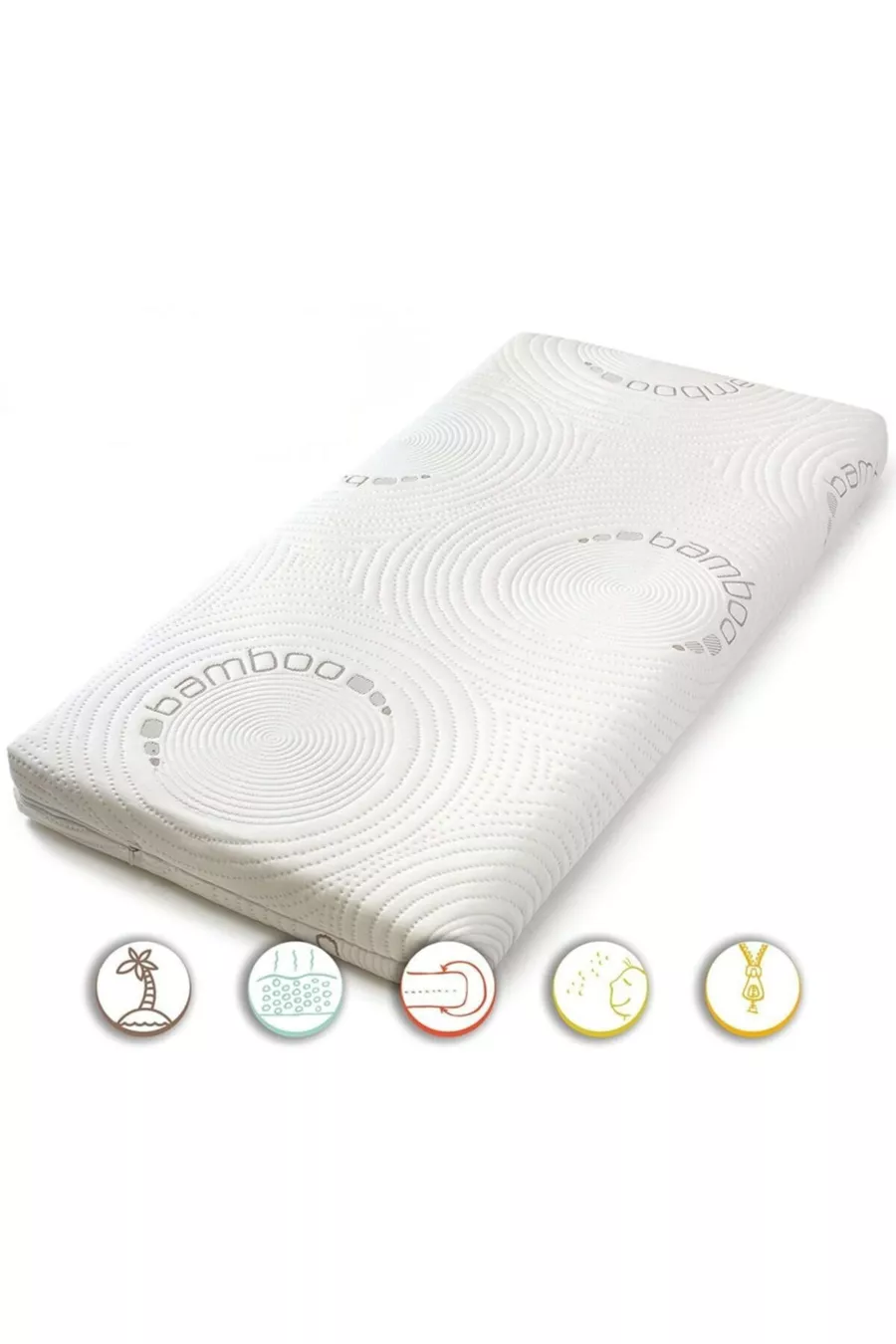 BAMBOO VISCO BABY MATTRESS * PARK CRIB MATTRESS (WITH PILLOW GIFT)