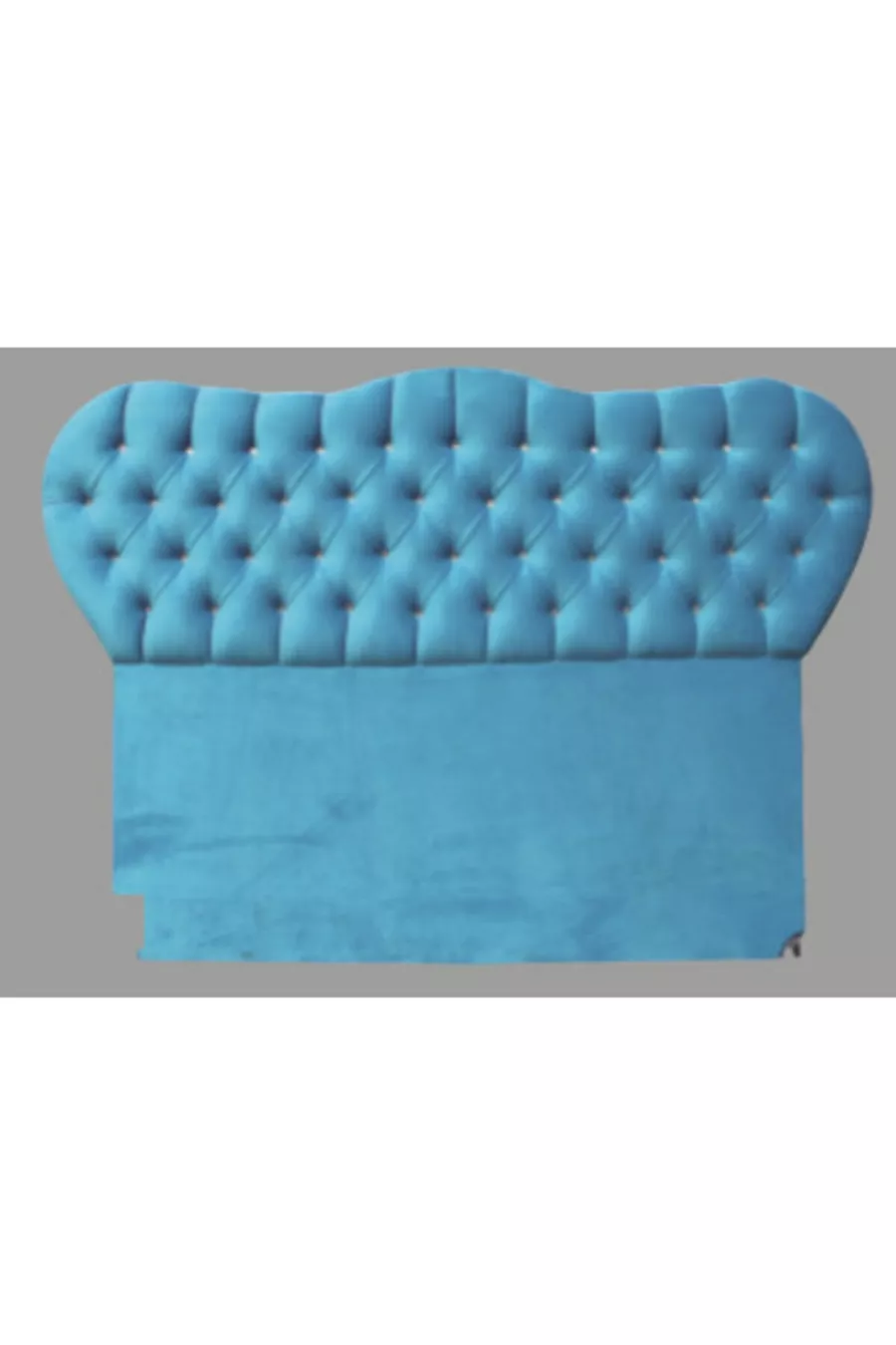 Tête Alc Modèle Cristal cm Baby Face Tissu Moderne Matelassé Couleur Bleue Fait Main
