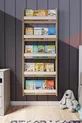 Bibliothèque pour enfants Montessori 5 étagères en MDF * Cm Blanc