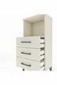 Argeş Commode met één plank en 3 lades, Agaat-Agaat