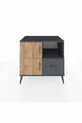 Kronos Dressoir 2 Planken 1 Lade 2 Deuren Antraciet-Den/Antraciet