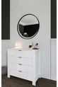 Duru Wit 4-ladenkast Slaapkamer Babykamer Wit X Cm