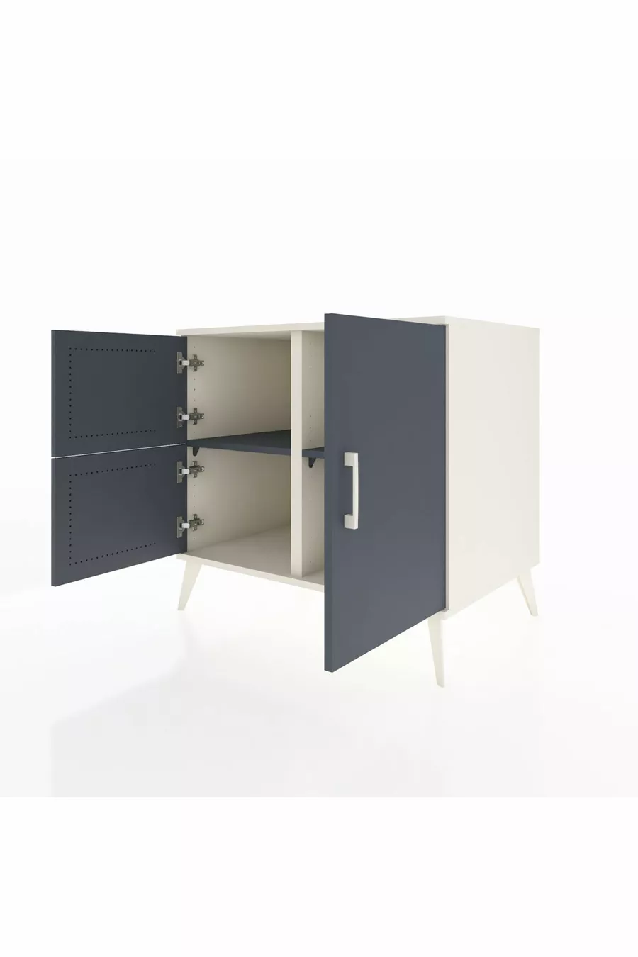 Kronos Dresser 2 Shelves 3 Doors Moonstone-Anthracite