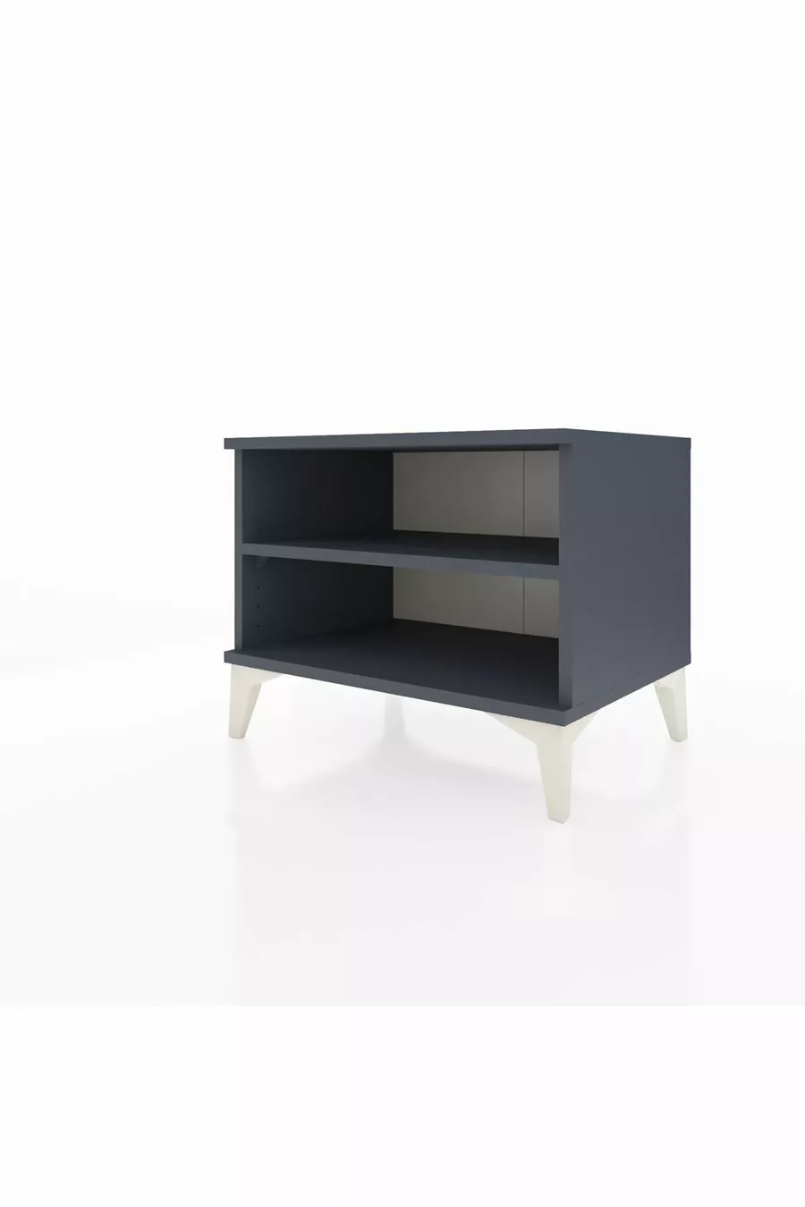 Chevet Hyperion à une étagère Anthracite-Anthracite