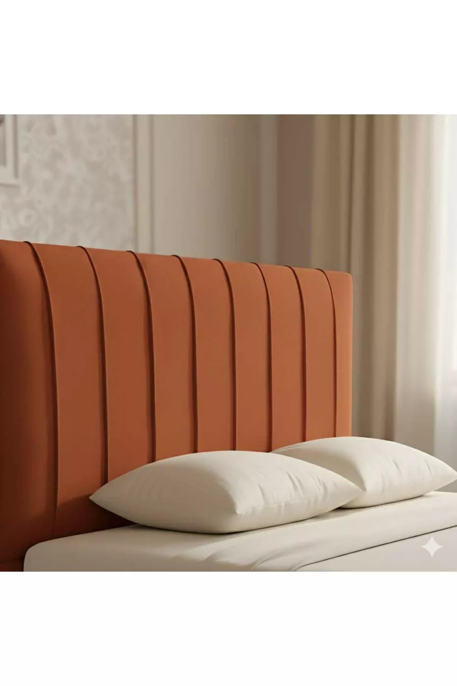 × Doppelbett-Rahmen-Headboard-Bezug