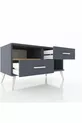 Hyperion Dressoir Enkele Plank 2 Lade Antraciet-Ceder/Antraciet