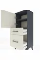Arges Commode 2 Planken 2 Lades 1 Deur Antraciet-Leisteen