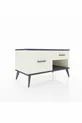 Commode Hyperion 2 Tiroirs Pierre de Lune-Anthracite/Pierre de Lune