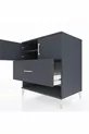 Kronos Dressoir met 2 Planken, 1 Lade en 2 Deuren Antraciet-Antraciet