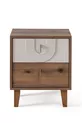 Bedside Table, Megan 2-Drawer Nightstand